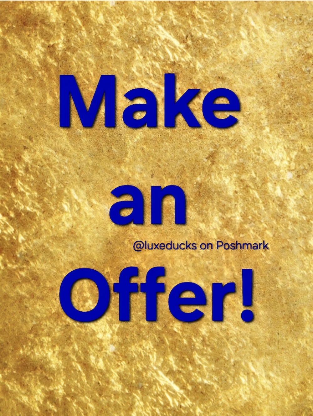 Offers welcome!